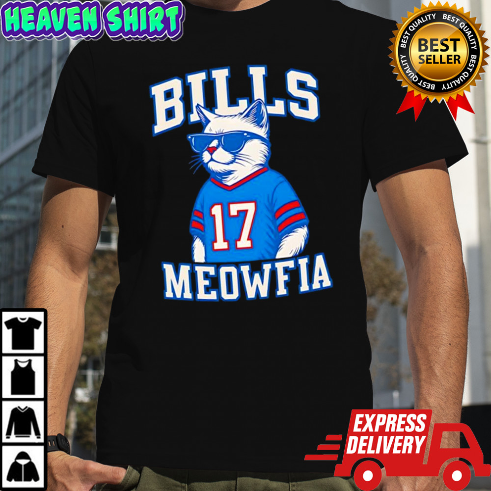 Cat Lovers Bills Meowfia Funny Football shirt