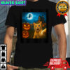 Cat Selfie with Spooky Pumpkins T-Shirt