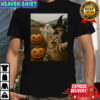 Cat Selfie with Witch & Ghost T-Shirt