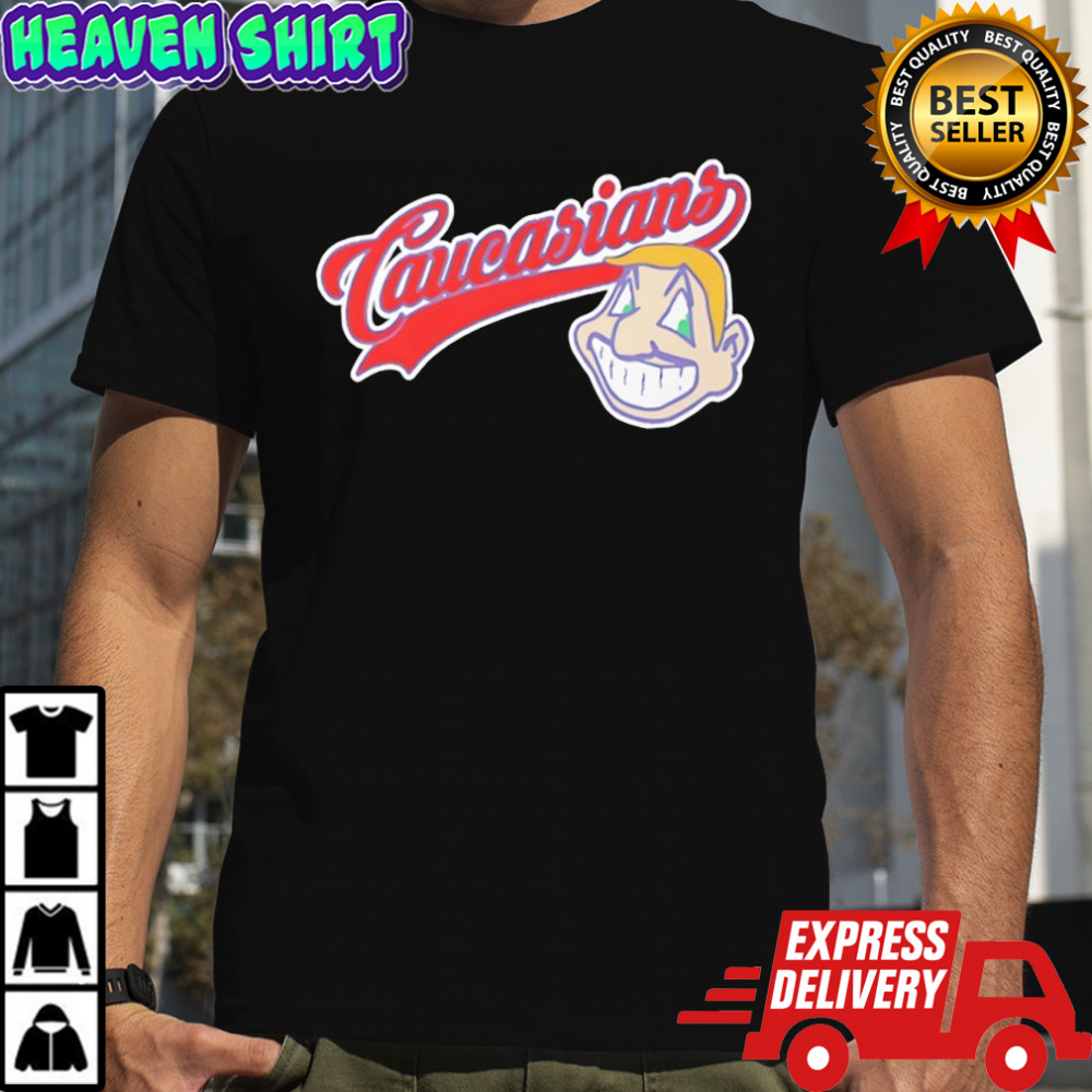 Caucasians style Cleveland Guardians mascot shirt