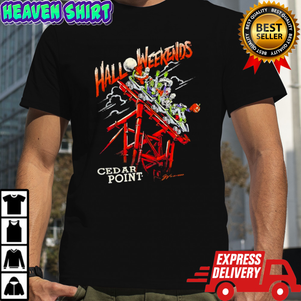 Cedar Point HalloWeekends Siren’s Curse skeletons shirt