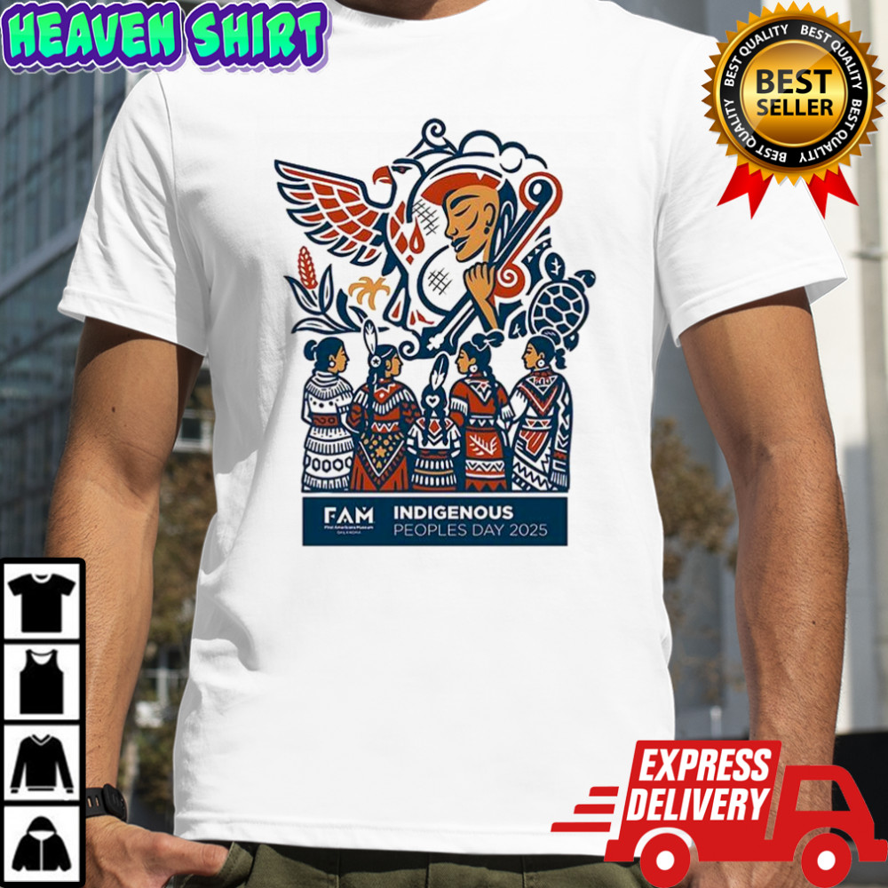 Celebrate Indigenous Peoples Day 2025 graphic shirt