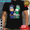 Charlie Brown and Snoopy x Dallas Cowboys and Dallas Stars shirt