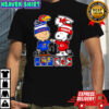 Charlie Brown and Snoopy x Kansas Jayhawks and Kansas City Chiefs shirt