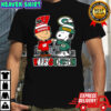 Charlie Brown and Snoopy x Wisconsin Badgers and Green Bay Packers shirt