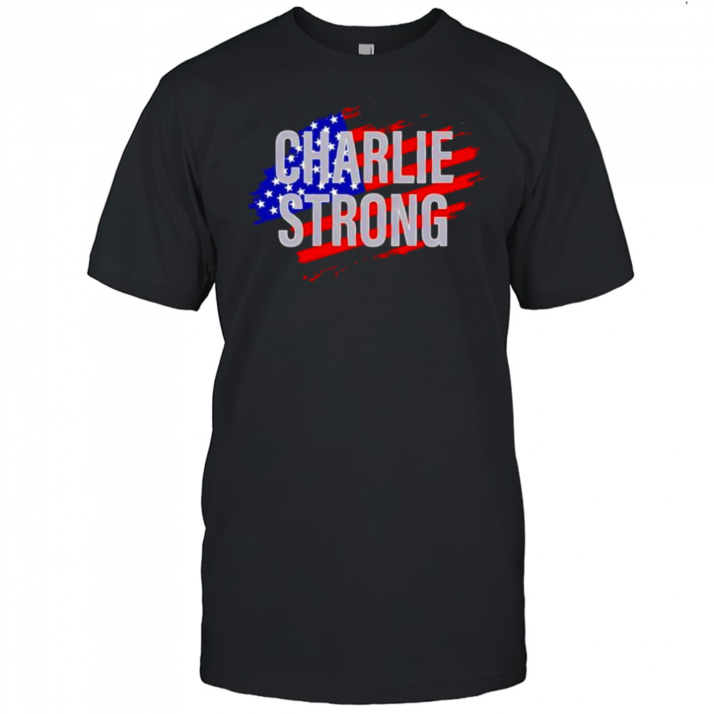 Charlie Strong USA Flag Shirt
