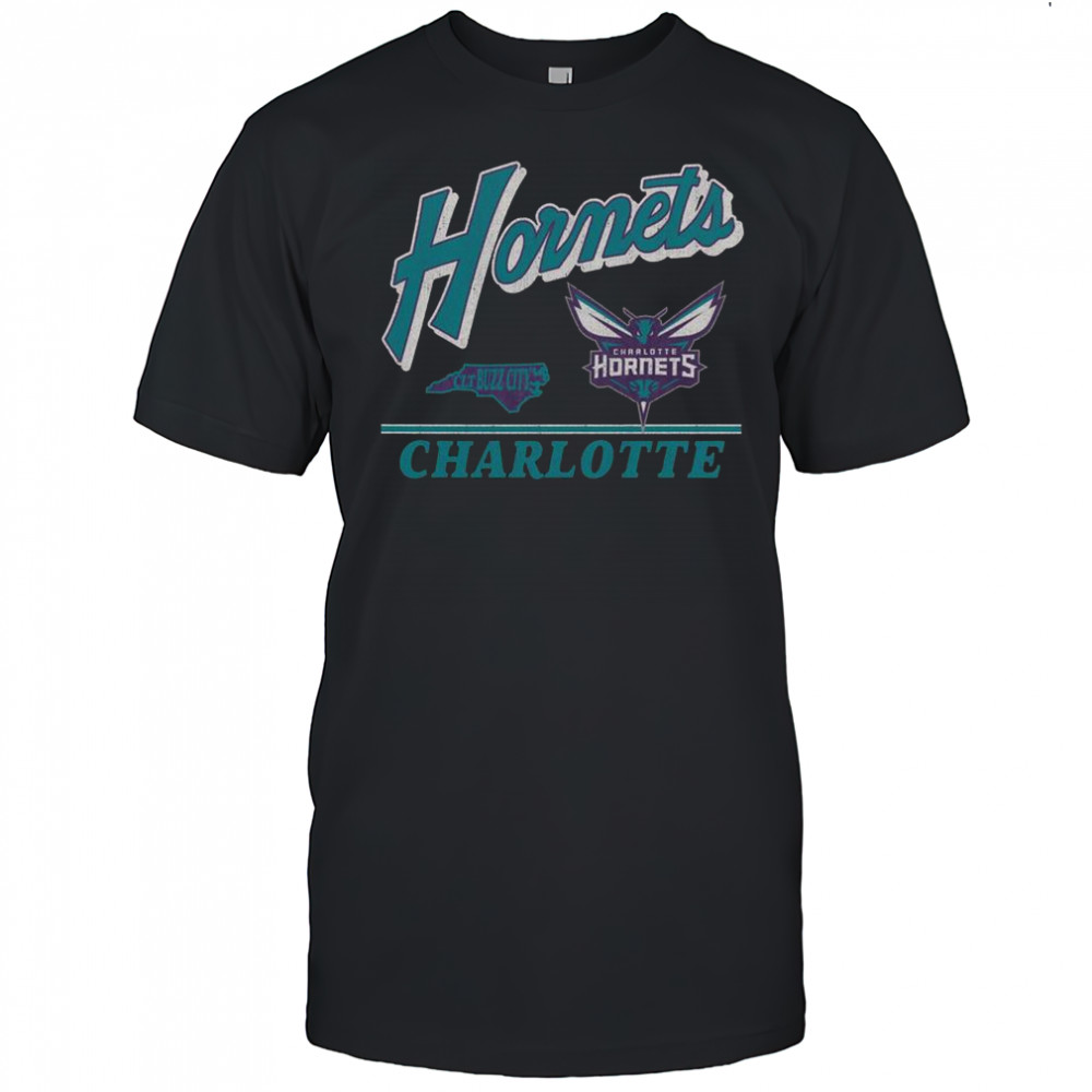 Charlotte Hornets Fly By Vintage T-Shirt