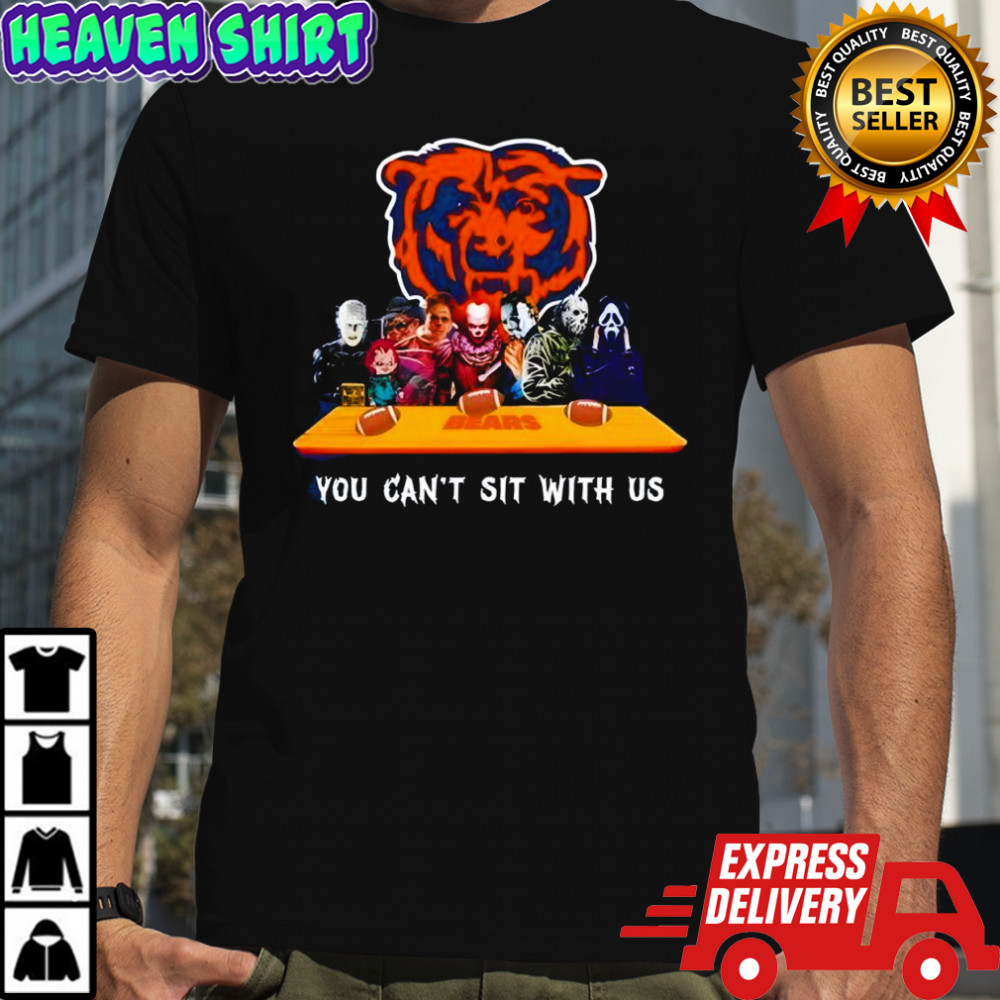 Chicago Bears Horror Movies Halloween you can’t sit with us shirt