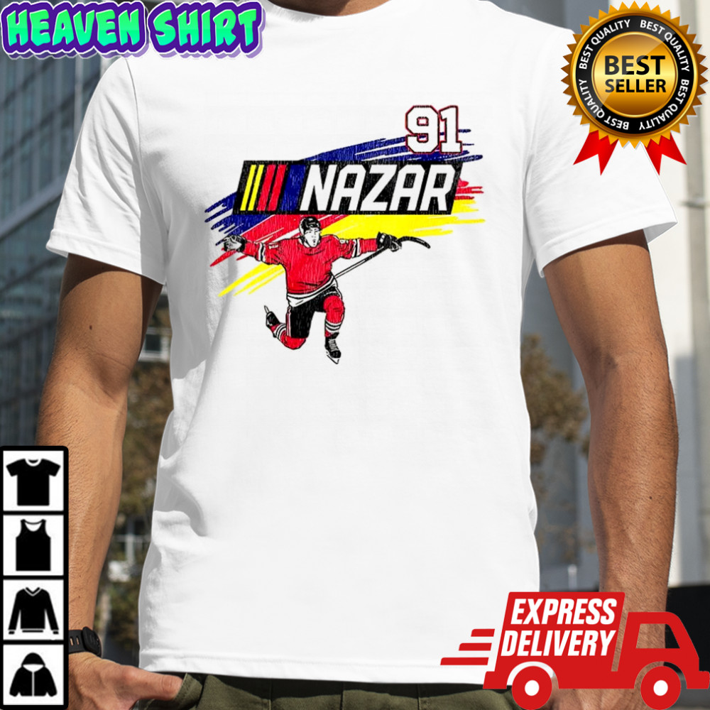 Chicago Blackhawks 91 Nazar NHL shirt