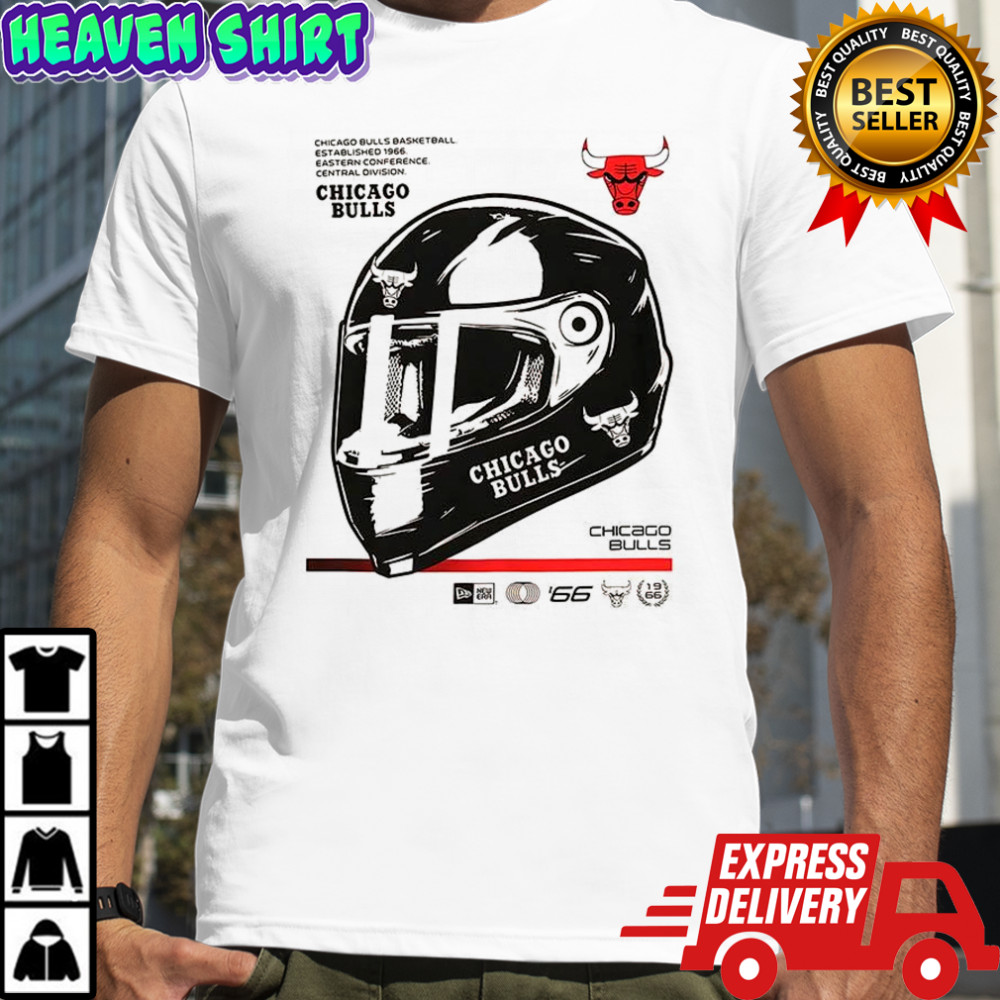 Chicago Bulls Basketball Est 1966 Eastern Conference Central Divisionm helmet shirt