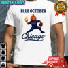 Chicago Cubs baseball blue october pumpkin head Halloween shirts