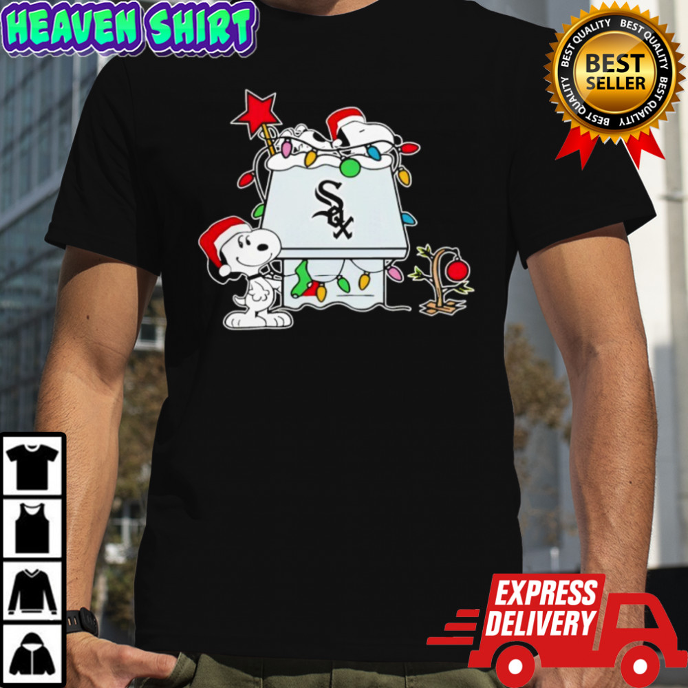Chicago White Sox Christmas Snoopy Doghouse shirt