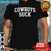 Chiefs vs Lions game wearing Cowboys Suck shirt