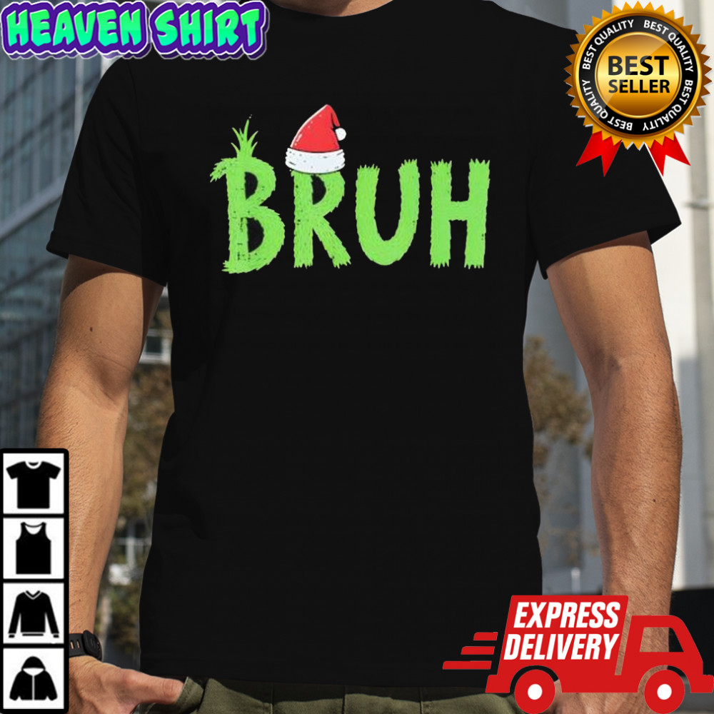 Christmas Bruh Santa Hat shirt