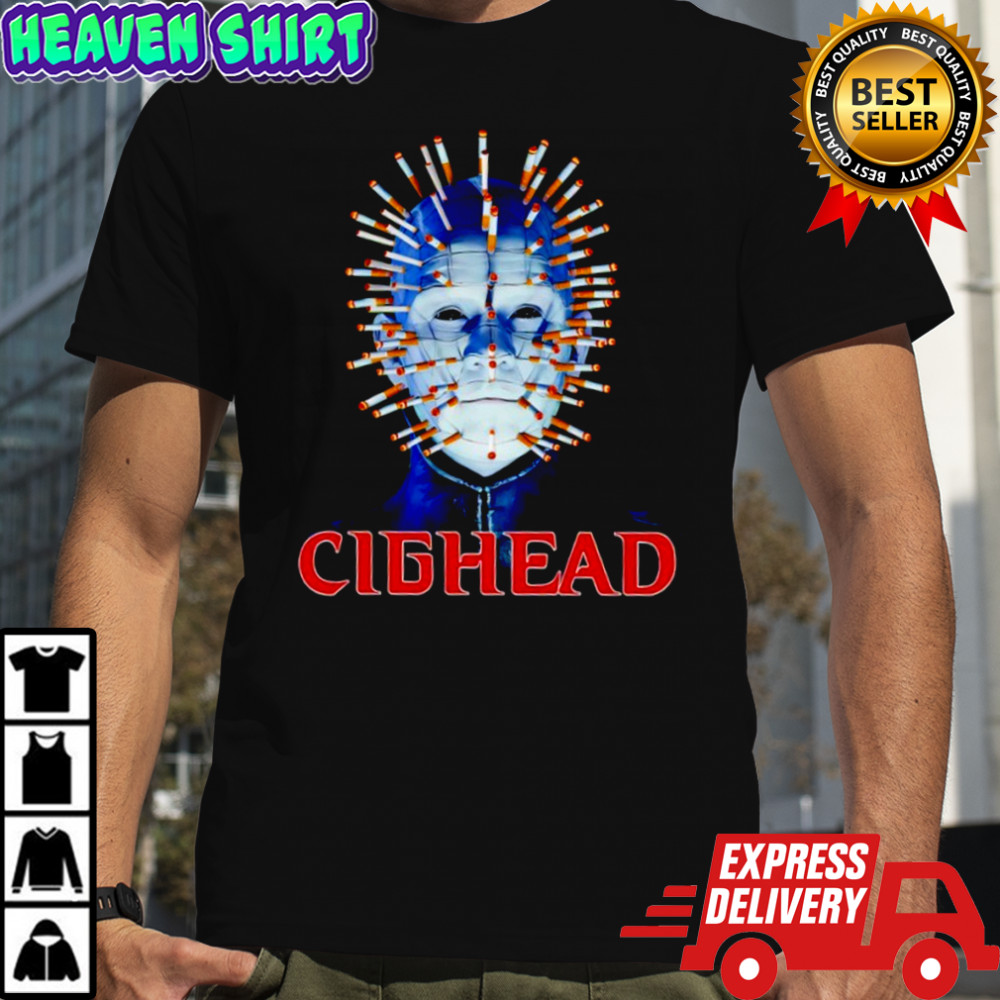 Cighead Pinhead Hellraiser graphic shirt
