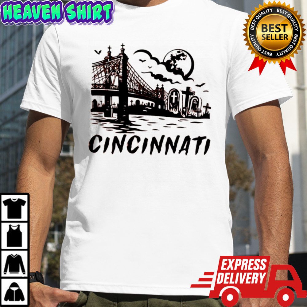 Cincinnati Downtown Spooky Halloween shirt