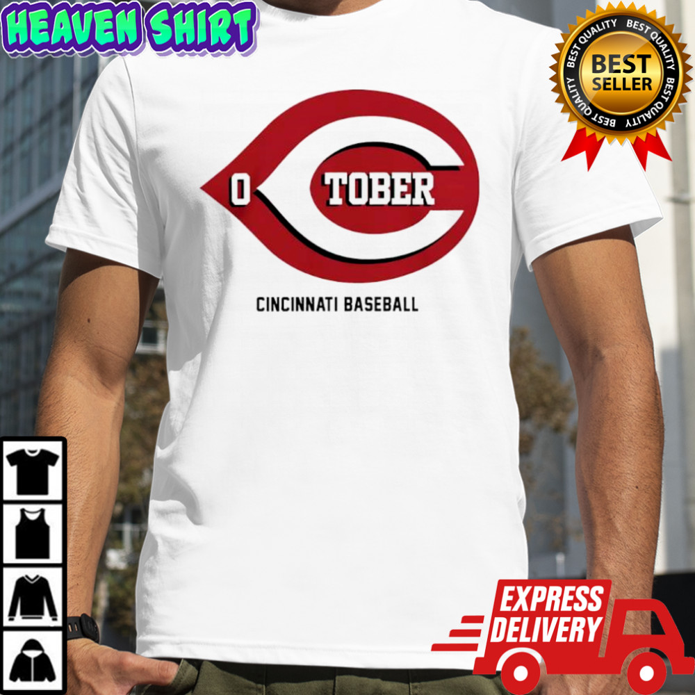 Cincinnati Reds October Baseball logo Official Redtober shirt