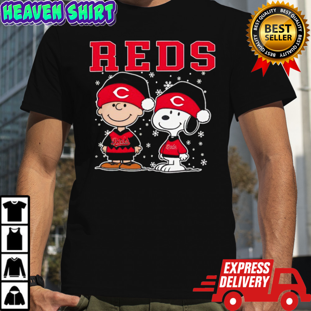 Cincinnati Reds Snoopy Charlie Brown Christmas Baseball shirt