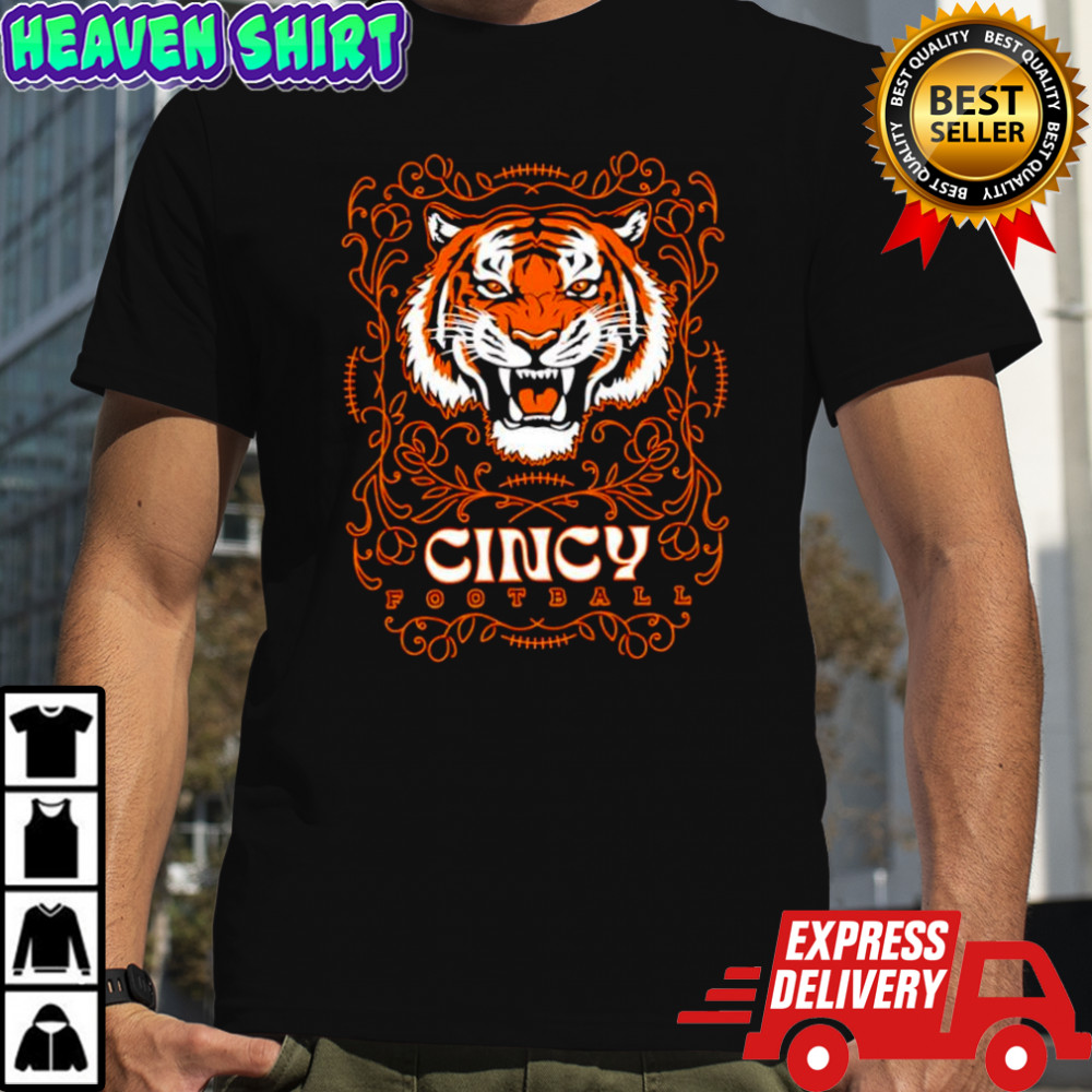 Cincy Football Tiger Pinstripe shirt