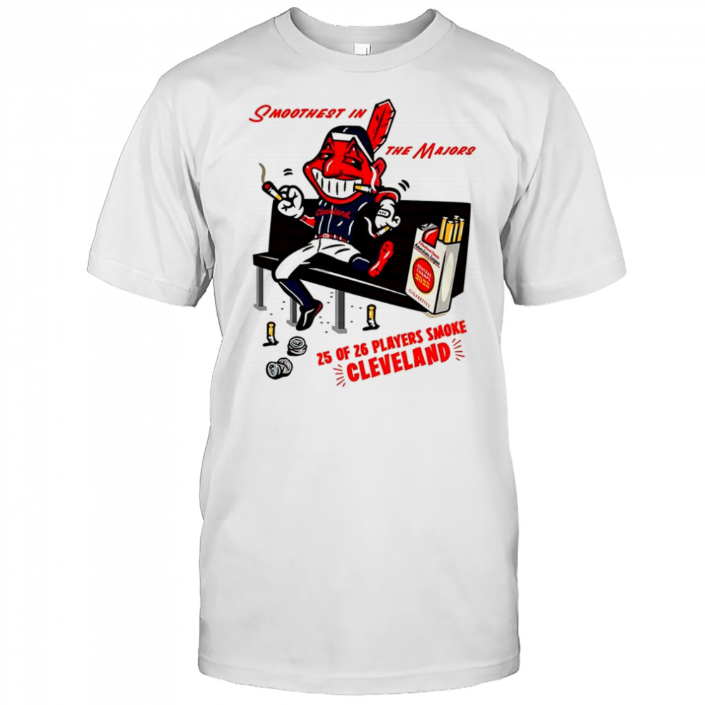 Cleveland Guardians baseball American League Central Champs 2025 Cigarettes Chief Wahoo shirt