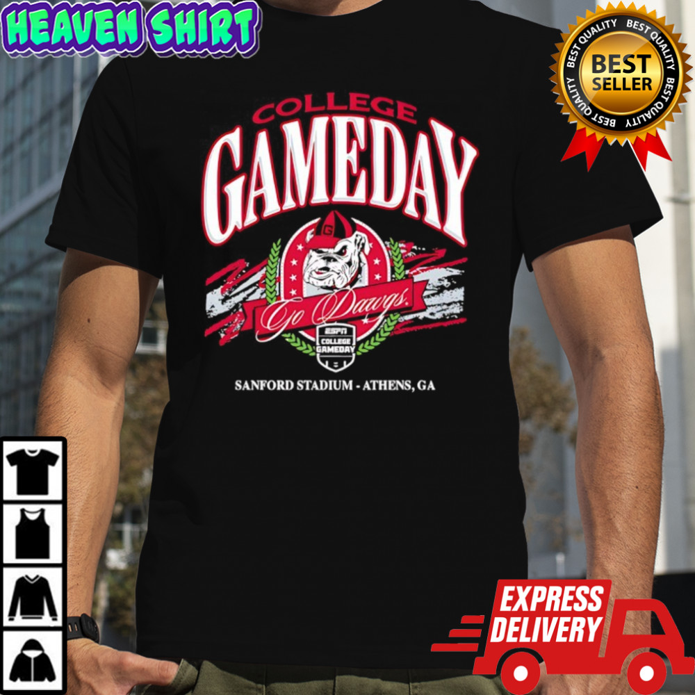 College GameDay Georgia Mascot University Sanford Stadium Athens GA shirt