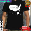 Colonized States of America map shirt