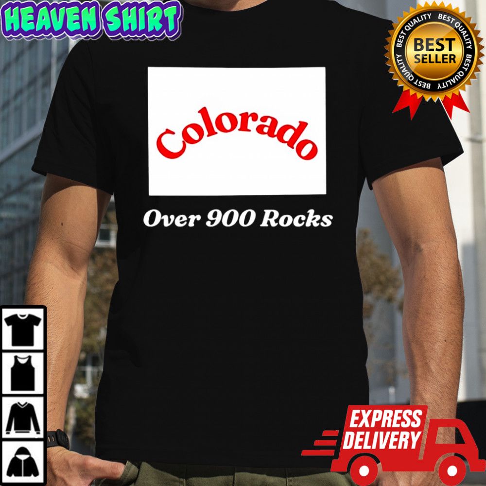 Colorado over 900 rocks shirt