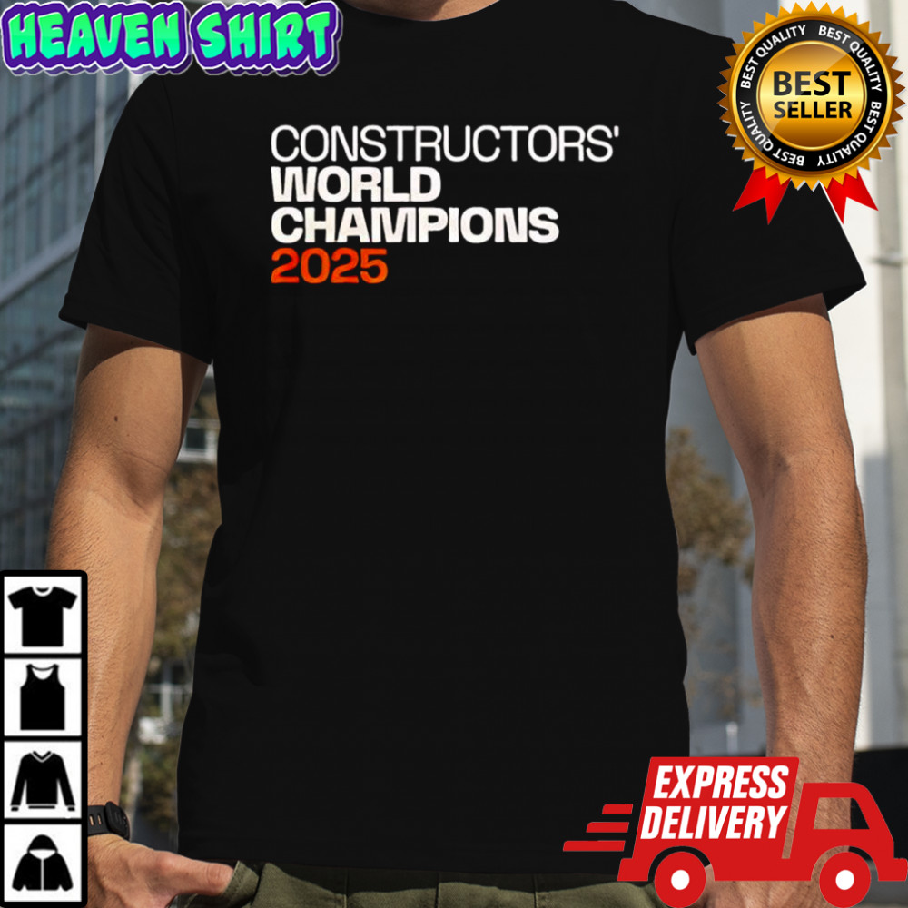 Constructors’ World Champions McLaren Formula 1 Team 2025 logo shirt