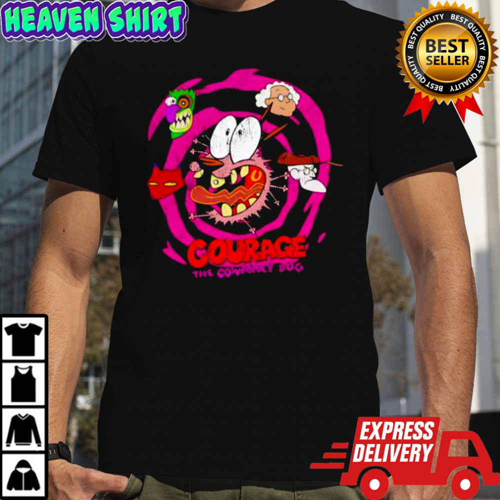 Courage the Cowardly Dog Cartoon Network shirt