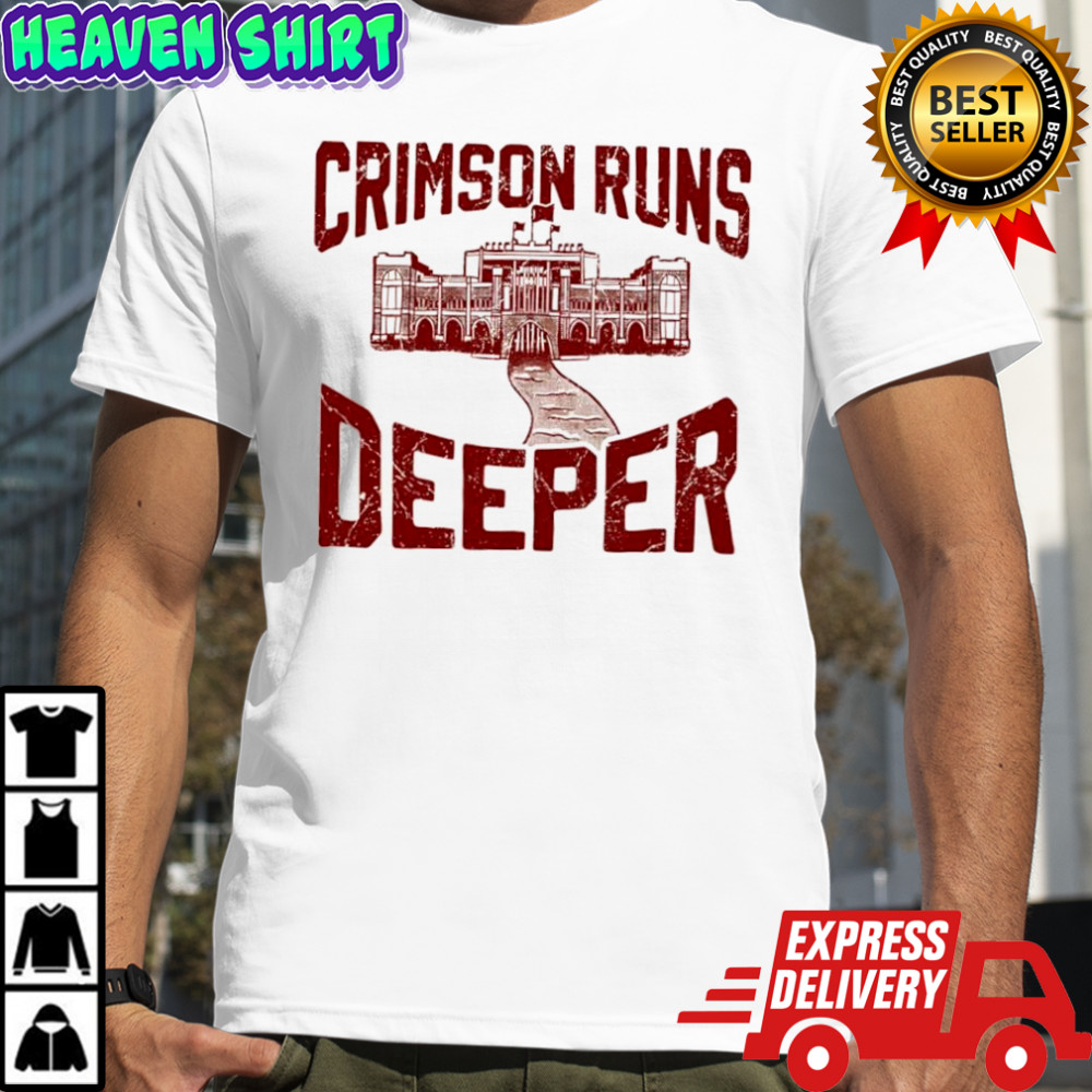 Crimson Runs Deeper graphic shirt