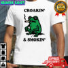 Croakin’ And Smokin’ Frog shirt