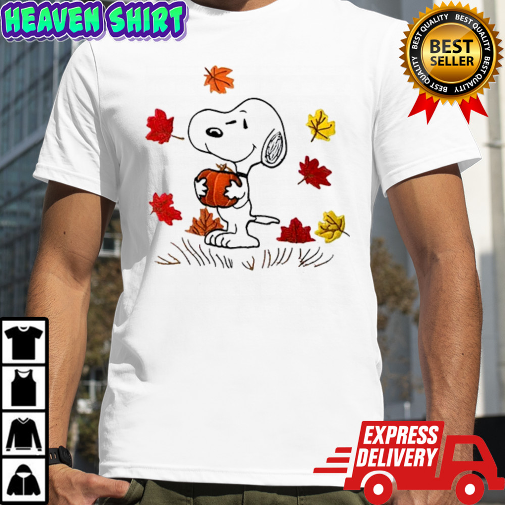 Cute Dog Snoopy Happy Fall shirt
