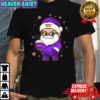 Cute santa with latte Minnesota Football NFL Christmas shirt
