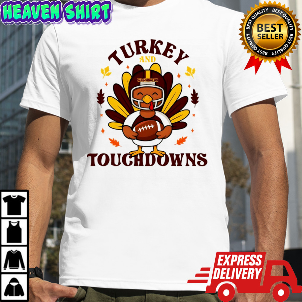 Cute Turkey Football Washington Commanders Thanksgiving shirt