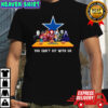 Dallas Cowboys Horror Movies Halloween you can’t sit with us shirt