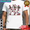 Dancing skeleton Santa hat Merry Christmas 2025 shirt