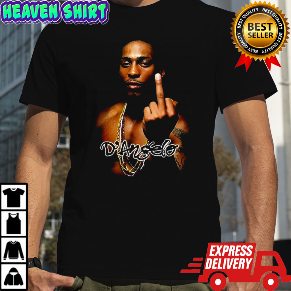 D’Angelo middle finger gang shirt