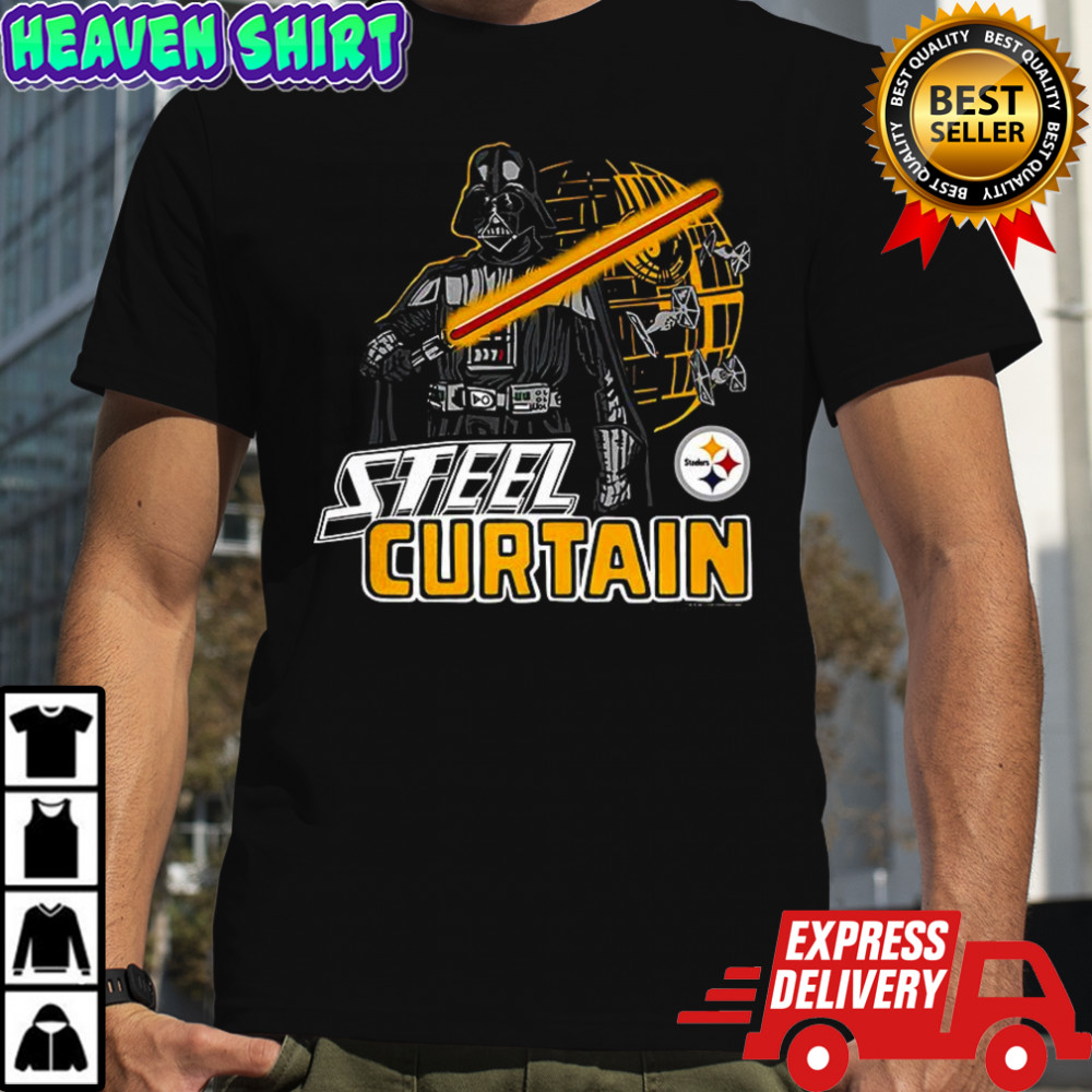 Darth Vader Star Wars X Pittsburgh Steelers football TIE Fighter shirt