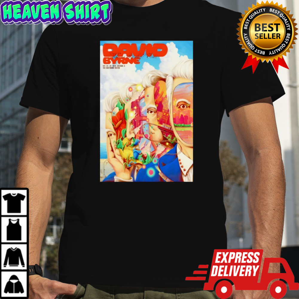 David Byrne Chicago 2025 Poster shirt