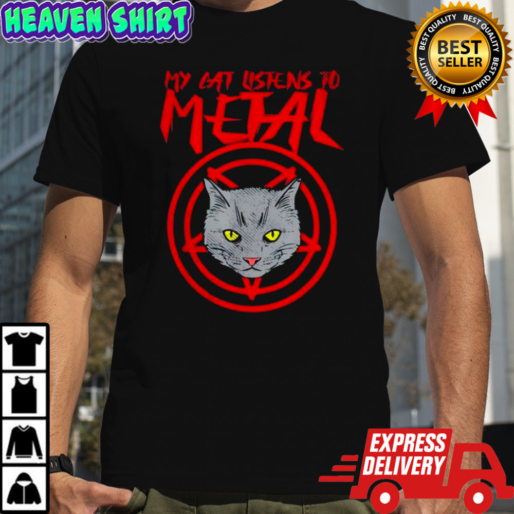 Death Metal x My Cat Listens to Metal shirt