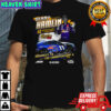 Denny Hamlin Checkered Flag Sports 2025 South Point 400 Race Winner signature shirt