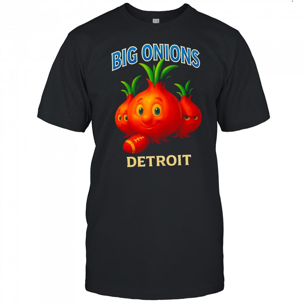 Detroit Big Onions Funny Football shirt