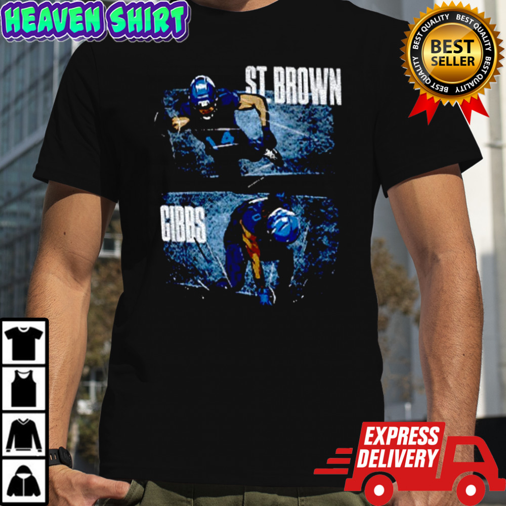 Detroit Dynamic Duo Detroit Lions Amon-Ra St. Brown And Jahmyr Gibbs shirt