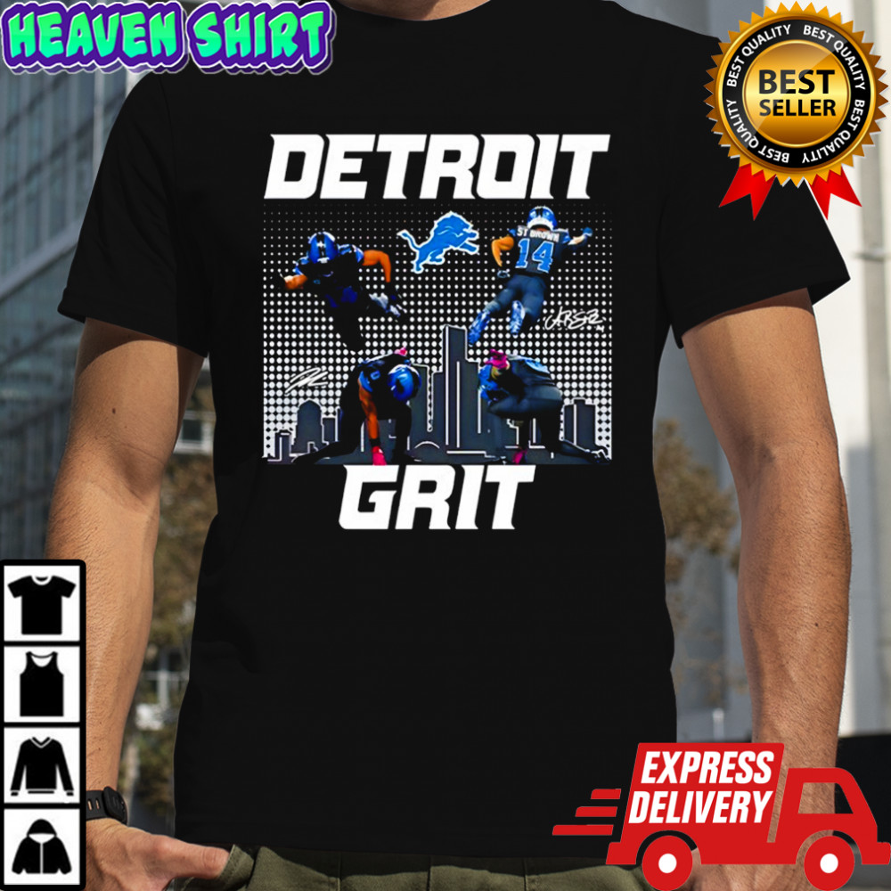 Detroit Grit Super Heroes signature NFL shirt