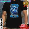 Detroit Lions NFL I bleed Lions silver and blue heart football lovers shirt