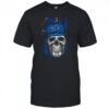 Detroit Lions NFL skull American flag football lover shirt