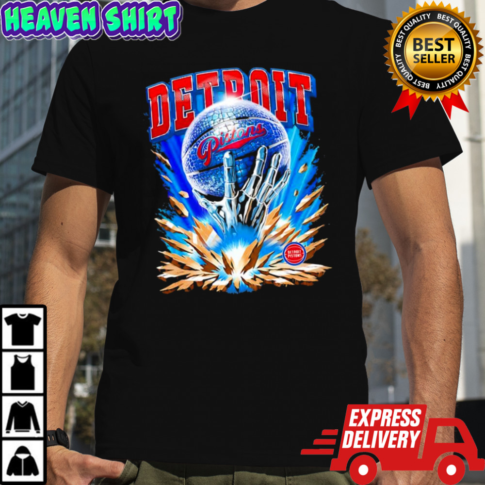 Detroit Pistons No Caller ID Kiwiclo Gator logo shirt