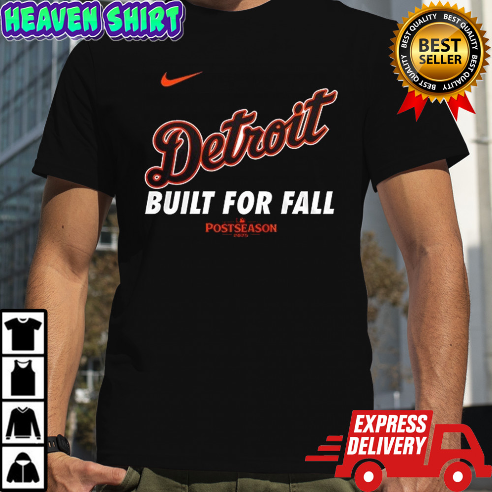 Detroit Tigers build for october logo shirt