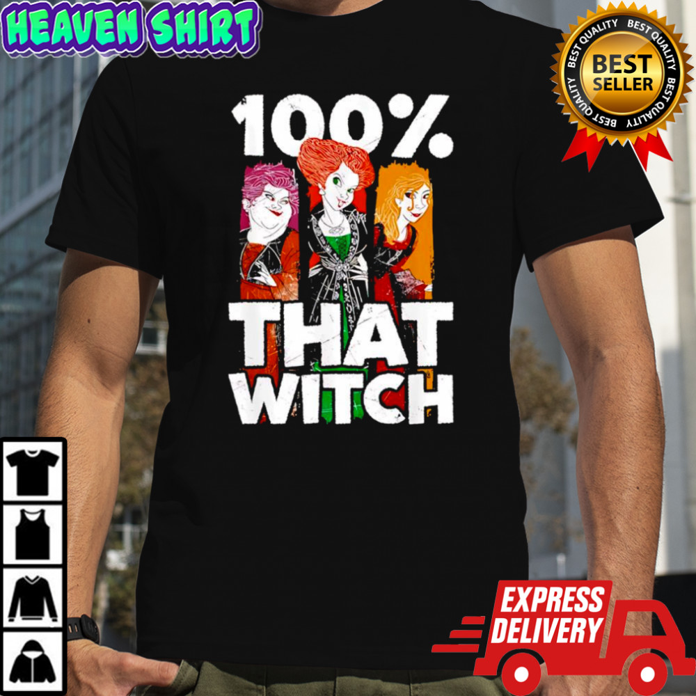 Disney Hocus Pocus Sanderson Sisters 100% That Witch shirt