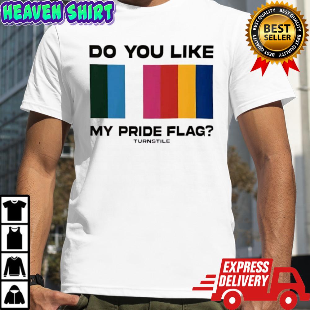 Do you like my pride flag turnstile shirt